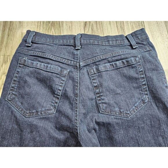 (3/$35) Gloria Vanderbilt Size 6 Pockets Amanda Cuffed Denim Blue Jean Capris - Picture 3 of 12